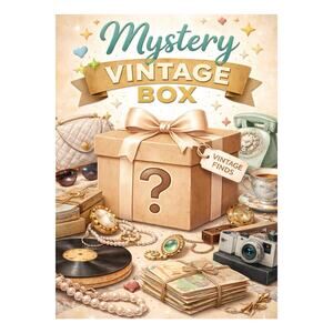 Vintage Mystery Box | 5-Piece Curated Bundle | Assorted Sizes